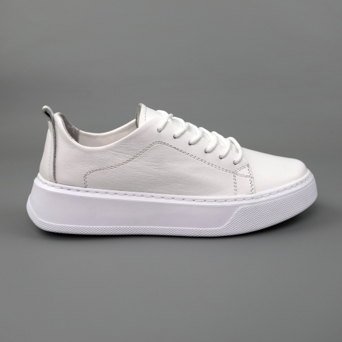 Кеды женские кожаные 583805 Белые