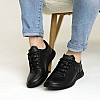 Кроссовки мужские кожаные 4S 581624 Черные