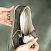Туфлі жіночі замшеві 4S 584883 Сіро-бежеві 
