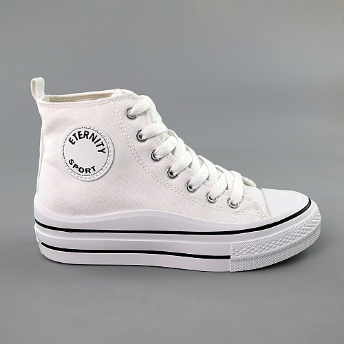 Кеды женские высокие 585526 Белые