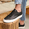 Кеди чоловічі шкіряні 585615 Чорні