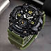 Чоловічі наручні годинники Skmei 586447 Чорні-зелені фото 5