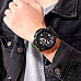 Чоловічі наручні годинники Skmei 586447 Чорні-зелені фото 7