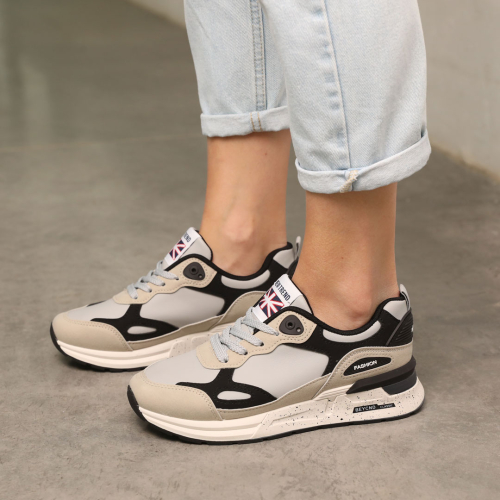 Кроссовки женские на осень 586261 Серые распродажа