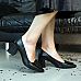 Туфли женские кожаные 586533 Черные