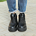 Кросівки жіночі шкіряні байка 586625 Чорні  фото 3