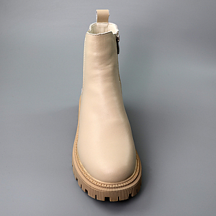 Челсі жіночі шкіряні хутро 587479 Бежеві фото 2