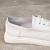 Кеди жіночі шкіряні 587932 Білі  розпродаж