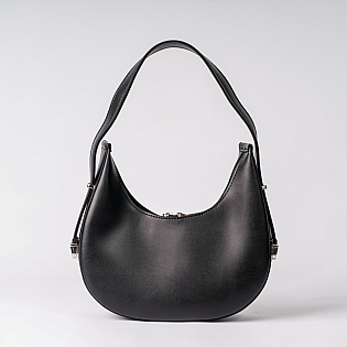 Жіноча сумка-багет 587126 Чорна фото 1