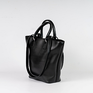 Женская сумка-шопер 586819 Черная фото 2