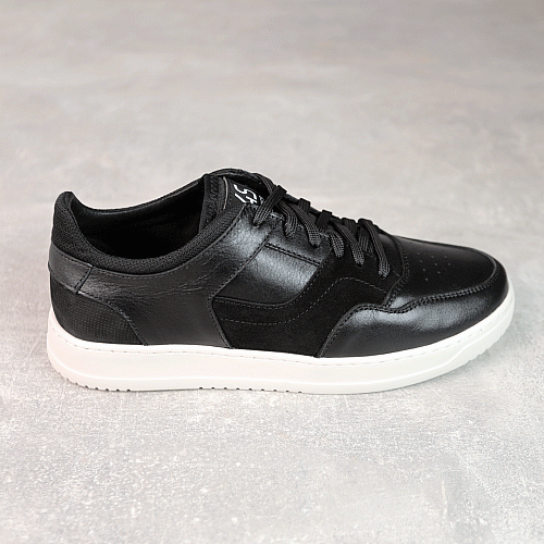 Кеды мужские кожаные 588165 Черные