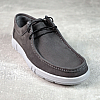 Мокасины мужские кожаные 588331 Серые распродажа