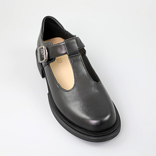 Туфлі жіночі шкіряні 588415 Чорні розпродаж фото 2