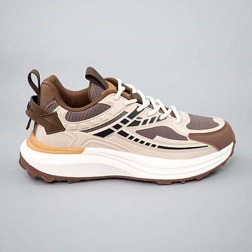 Кроссовки мужские 588448 Бежевые коричневые распродажа