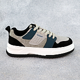 Кеды мужские 588475 Черные бежевые