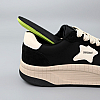 Кеди жіночі шкіряні утепленні 588499 Чорні