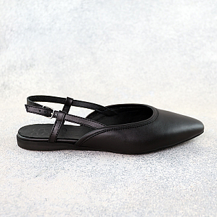 Туфли женские кожаные 588788 Черные фото 1