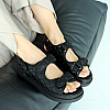 Сандали женские 588793 Черные распродажа
