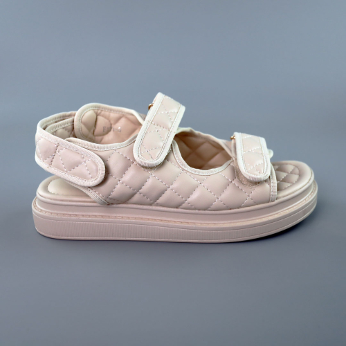 Сандали женские 588796 Бежевые распродажа