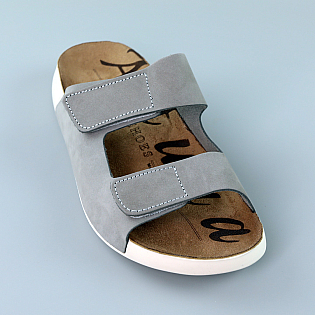 Шльопанці жіночі 589070 Сірі розпродаж фото 2