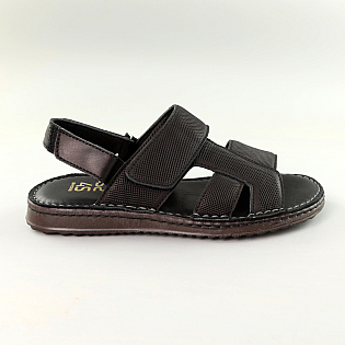 Сандалі чоловічі шкіряні 589171 Чорні розпродаж фото 1