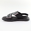 Сандалі чоловічі шкіряні 589185 Чорні розпродаж