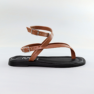 Сандали женские кожаные 589210 Коричневые распродажа фото 1