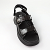 Сандали женские кожаные 589211 Черные распродажа