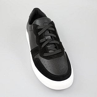 Кеди чоловічі шкіряні 589487 Чорні розпродаж фото 2