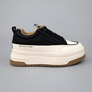 Кеди жіночі шкіряні 589520 Чорні  фото 1