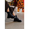 Ботинки женские 589539 Черные распродажа