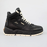 Черевики мужские кожаные мех 589605 Черные