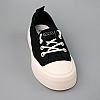 Кеди жіночі 589665 Чорно-білі розпродаж