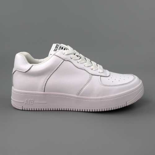 Кеды женские кожаные 589701 Белые