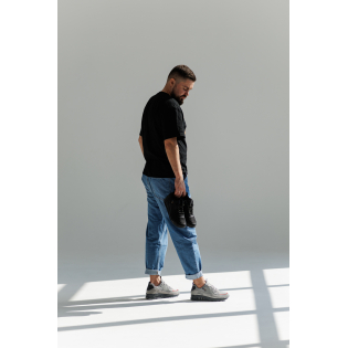 Кроссовки мужские влагостойкие 589963 Серые распродажа фото 2