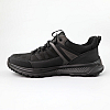 Кроссовки мужские кожаные 590090 Черные