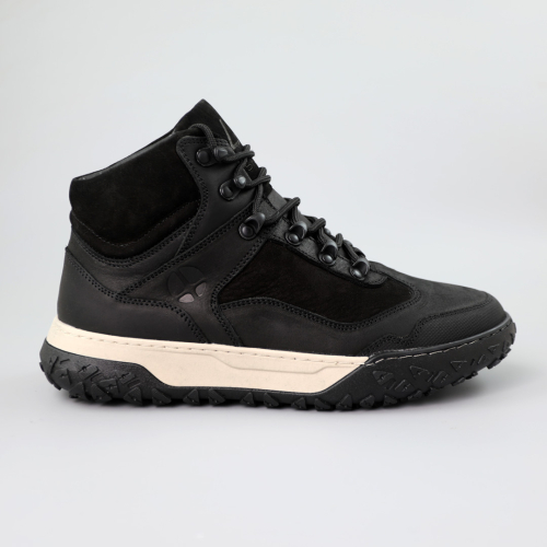 Кеди чоловічі шкіряні хутро 590193 Чорні