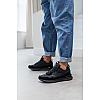 Кроссовки мужские замшевые 590253 Черные распродажа