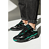 Кроссовки мужские влагостойкие 590251 Черные зеленые