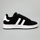 Кеди чоловічі замшеві утепленні 590374 Чорні білі