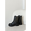 Черевики женские кожаные мех 590575 Черные