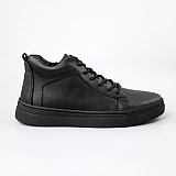 Кеди чоловічі шкіряні байка 590553 Чорні