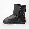 Угги дитячі шкіряні хутро 590733 Чорні