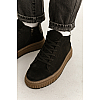 Кеды мужские мех нубук 590937 Черные