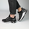 Кросівки чоловічі сітка 591463 Чорні розпродаж