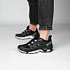 Кросівки чоловічі сітка 591463 Чорні розпродаж