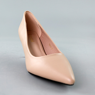 Туфли лодочки женские 591490 Бежевые фото 2