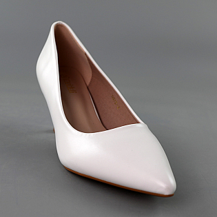 Туфли лодочки женские 591492 Белые фото 2