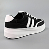 Кеди жіночі 591566 Чорні білі