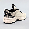 Кроссовки мужские сетка 591735 Молочные